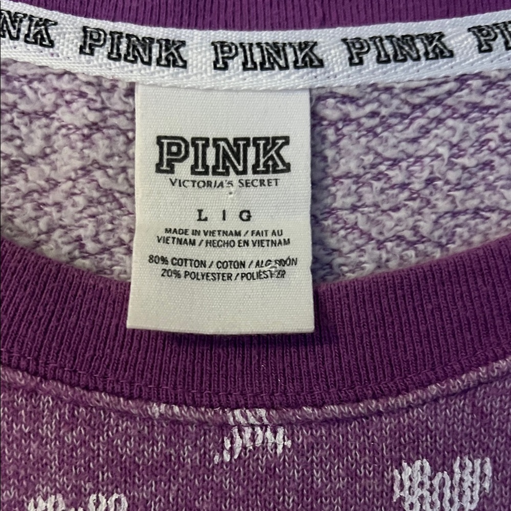 Victoria's Secret PINK Lavender Knit Top - Picture 2 of 3